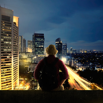 Découverte de Jakarta de nuit