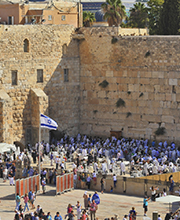 Prières au Mur des Lamentations